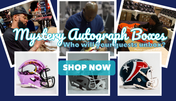 Guests Love to Unbox Our Mystery Autograph Boxes!